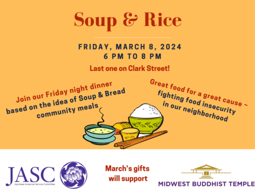 Soup & Rice Gathering in March